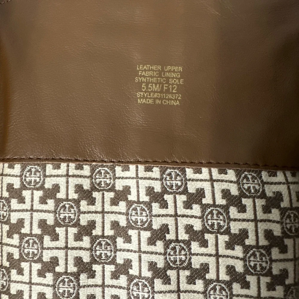Tory Burch Tan Grained Leather Over Knee Boots Equestrian Riding Equestrian 5.5